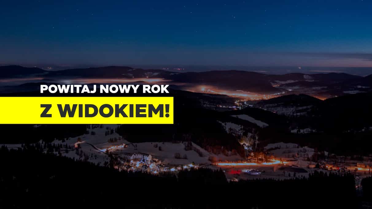 Widok z Punktu Bioklimatycznego Czarna Góra Resort